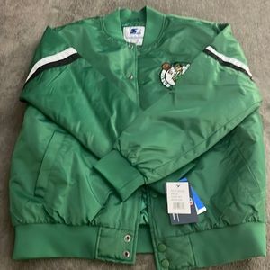 Boston Celtics Satin Basketball Jacket